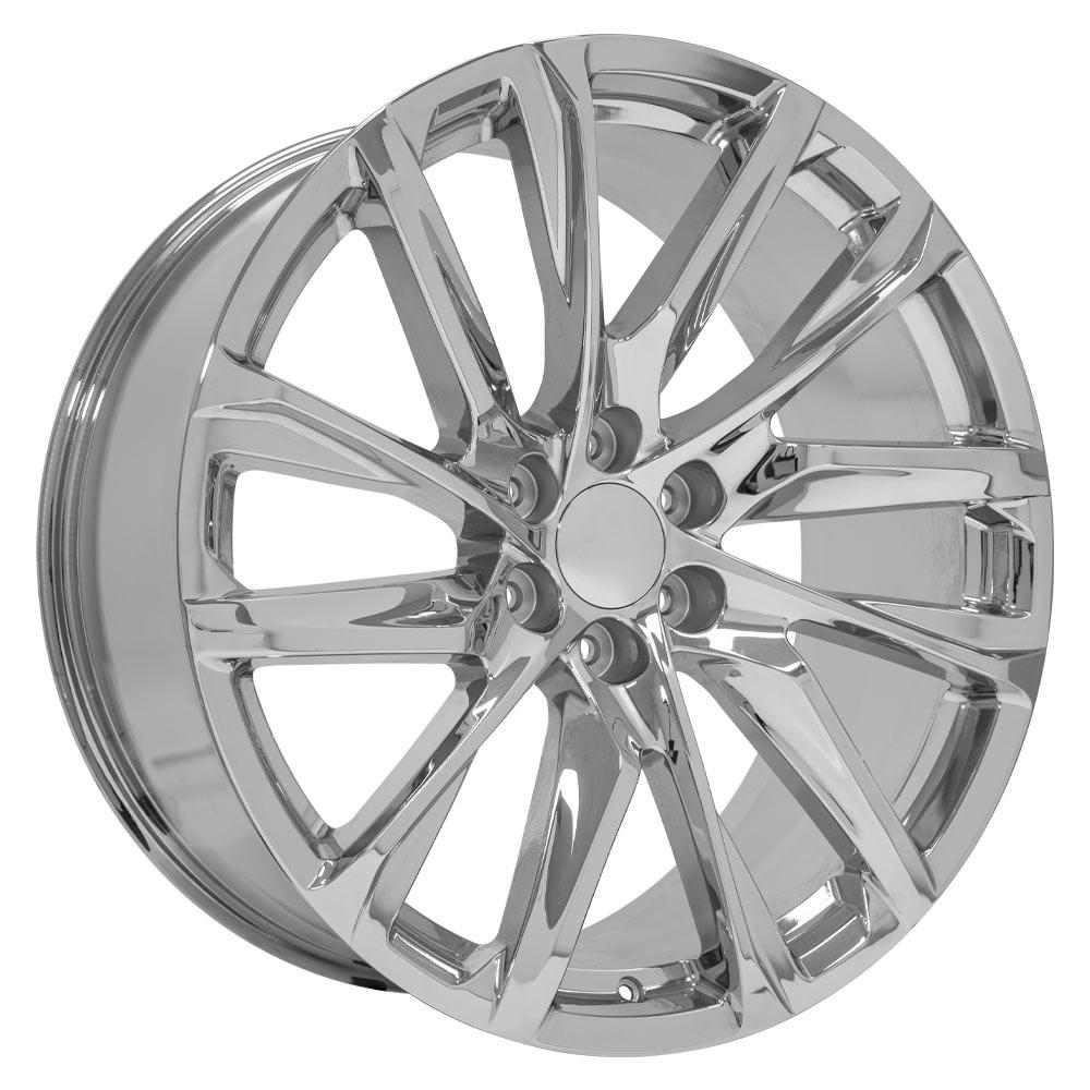 24" Replica Wheel CA90 Fits Cadillac Escalade 24x10 Chrome Wheel