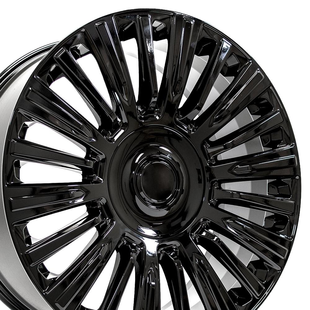 22" Replica Wheel CA92 Fits Cadillac Escalade 22x9 Gloss Black Wheel