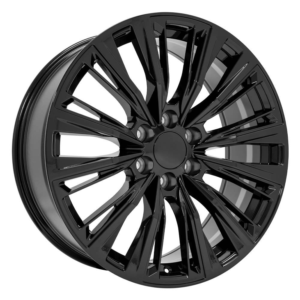 22" Replica Wheel CA93 Fits Cadillac Escalade 22x9 Gloss Black Wheel