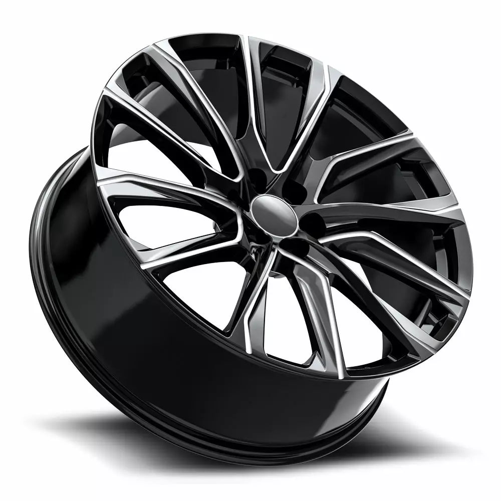 O.E. REVOLUTION CAD-34 26X10 31 6X139.7 GLOSS BLACK & MILLED