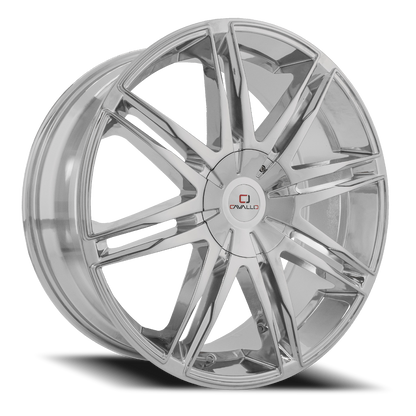 CAVALLO CLV-18 24X9 18 5X115/5X139.7 CHROME