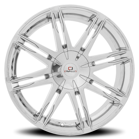 CAVALLO CLV-18 20X8.5 35 5X110/5X114.3 CHROME