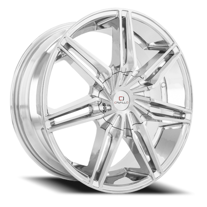 CAVALLO CLV-19 22X9.5 25 6X135/6X139.7 CHROME