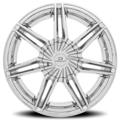 CAVALLO CLV-19 20X8.5 25 6X135/6X139.7 CHROME