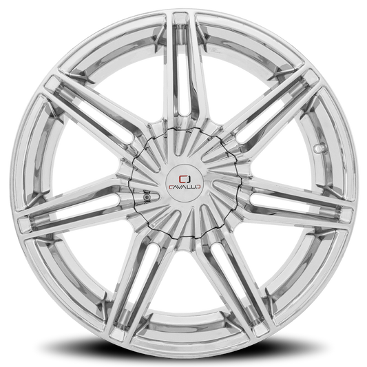 CAVALLO CLV-19 22X9.5 25 6X135/6X139.7 CHROME