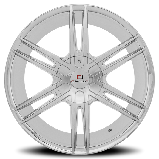 CAVALLO CLV-20 20X8.5 15 5X115/5X120 CHROME