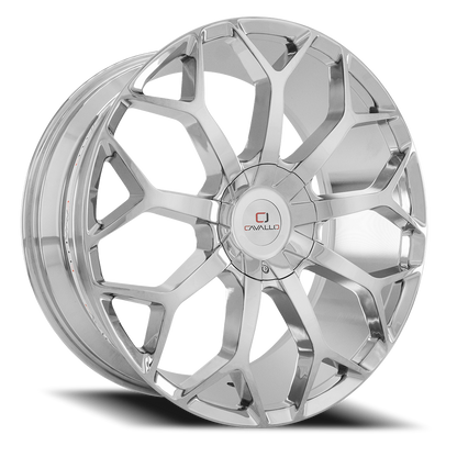 CAVALLO CLV-22 22X9.5 25 6X135/6X139.7 CHROME