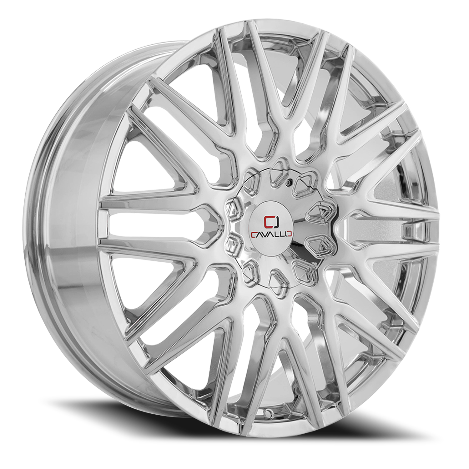 CAVALLO CLV-24 22X8.5 38 5X112/5X114.3 NANO CHROME