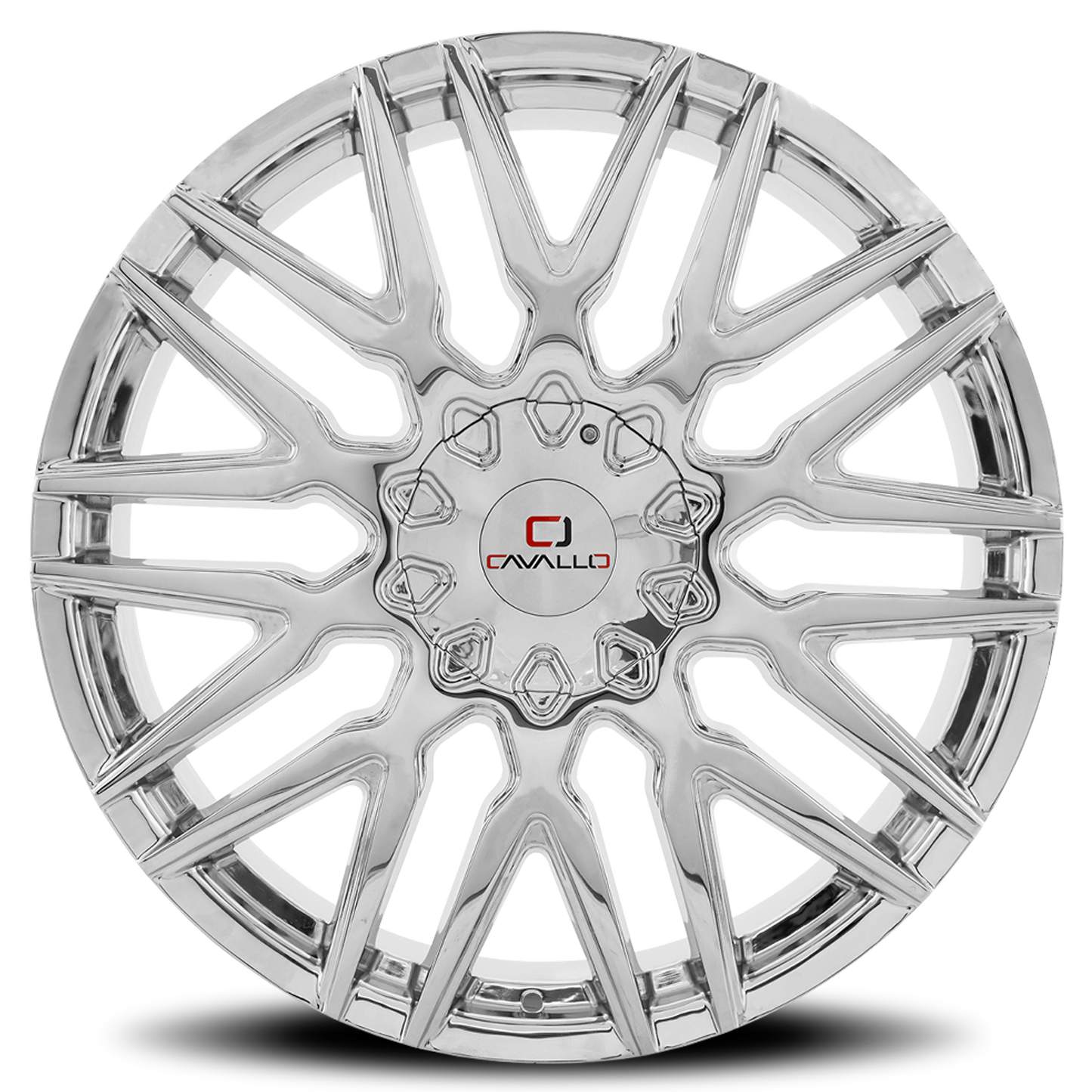 CAVALLO CLV-24 22X8.5 38 5X112/5X114.3 NANO CHROME