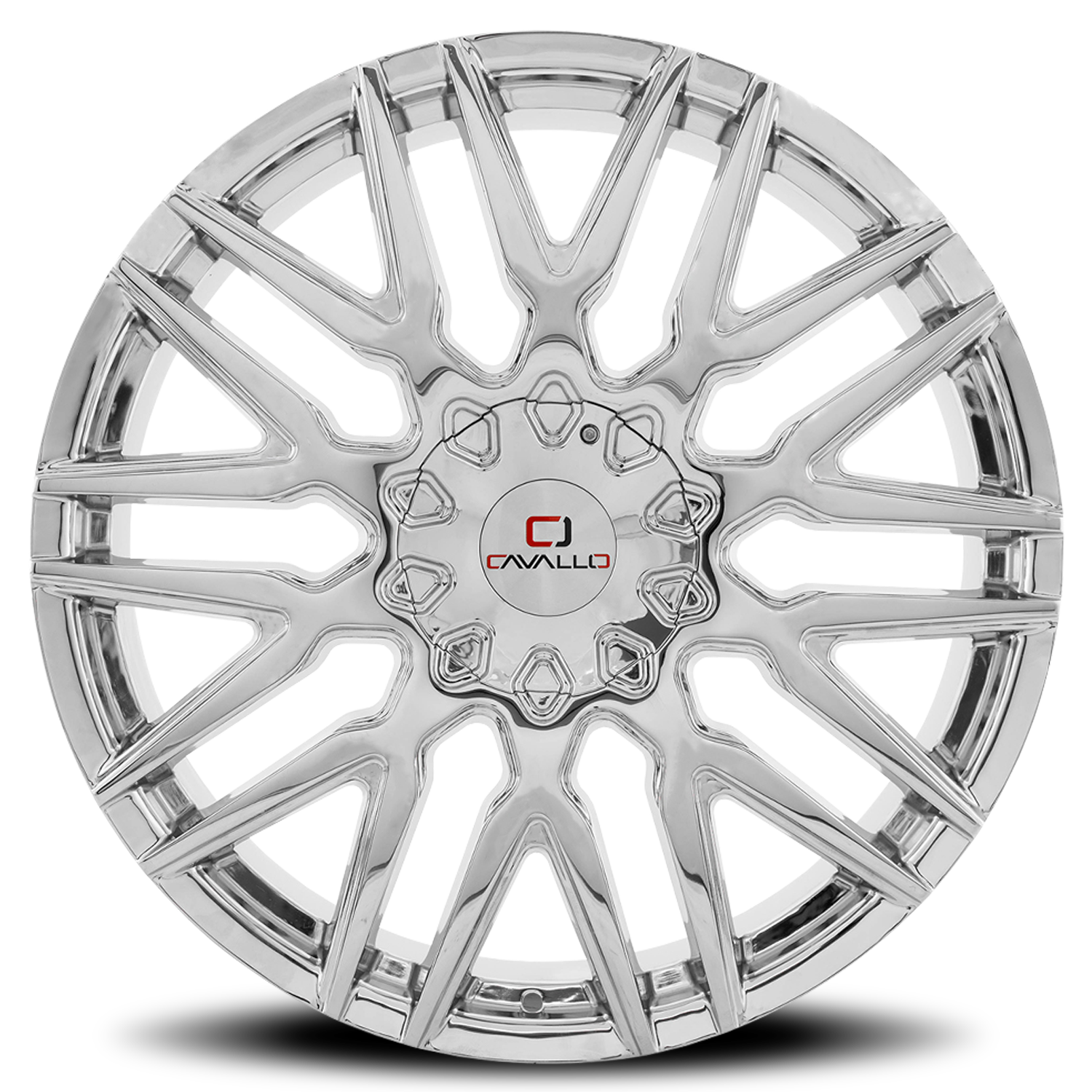 CAVALLO CLV-24 22X9.5 15 5X115/5X120 NANO CHROME
