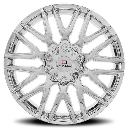 CAVALLO CLV-24 22X8.5 38 5X114.3/5X120 NANO CHROME