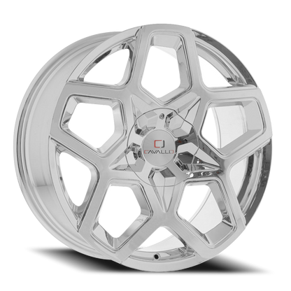 CAVALLO CLV-25 22X8.5 38 5X110/5X114.3 CHROME