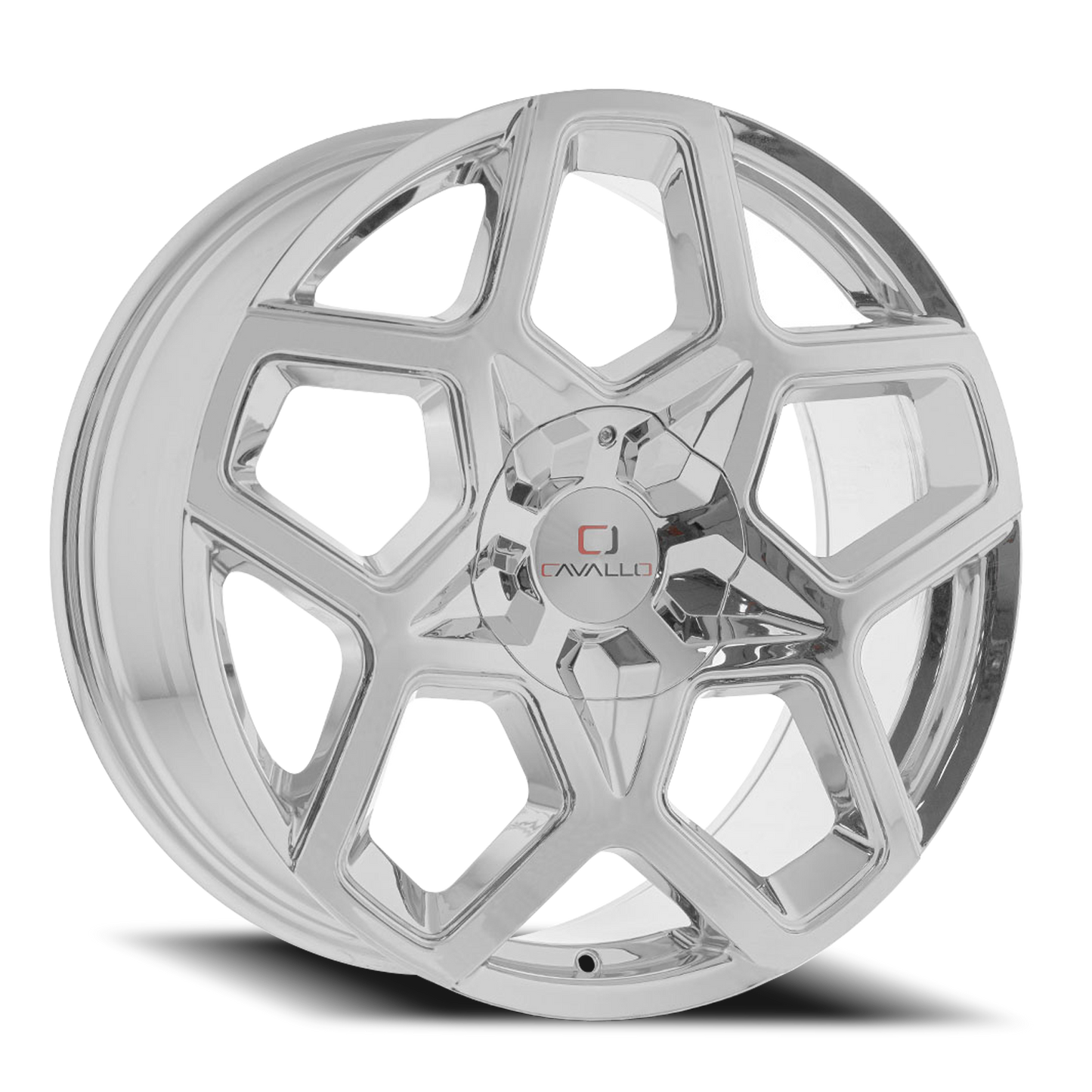 CAVALLO CLV-25 22X8.5 38 5X114.3/5X120 NANO CHROME