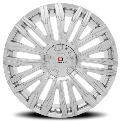 CAVALLO CLV-28 20X8.5 35 5X114.3/5X120 NANO CHROME
