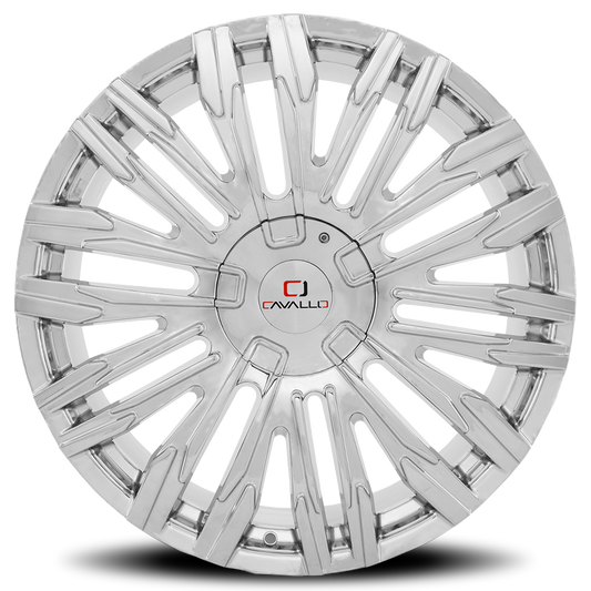 CAVALLO CLV-28 22X9.5 15 5X115/5X139.7 CHROME