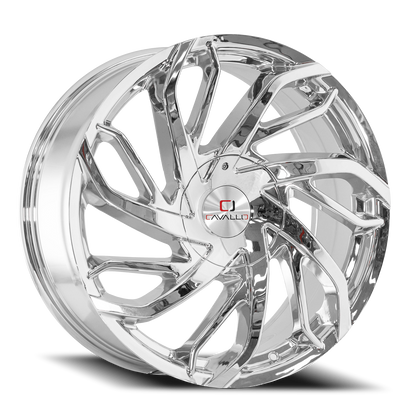 CAVALLO CLV-29 22X9.5 25 6X135/6X139.7 CHROME