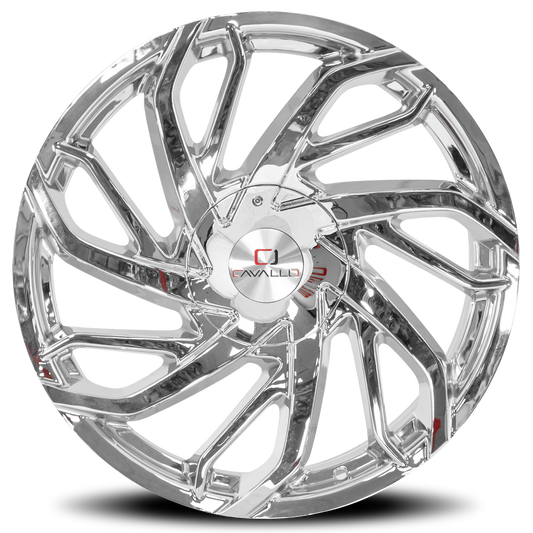 CAVALLO CLV-29 24X9 25 6X135/6X139.7 CHROME