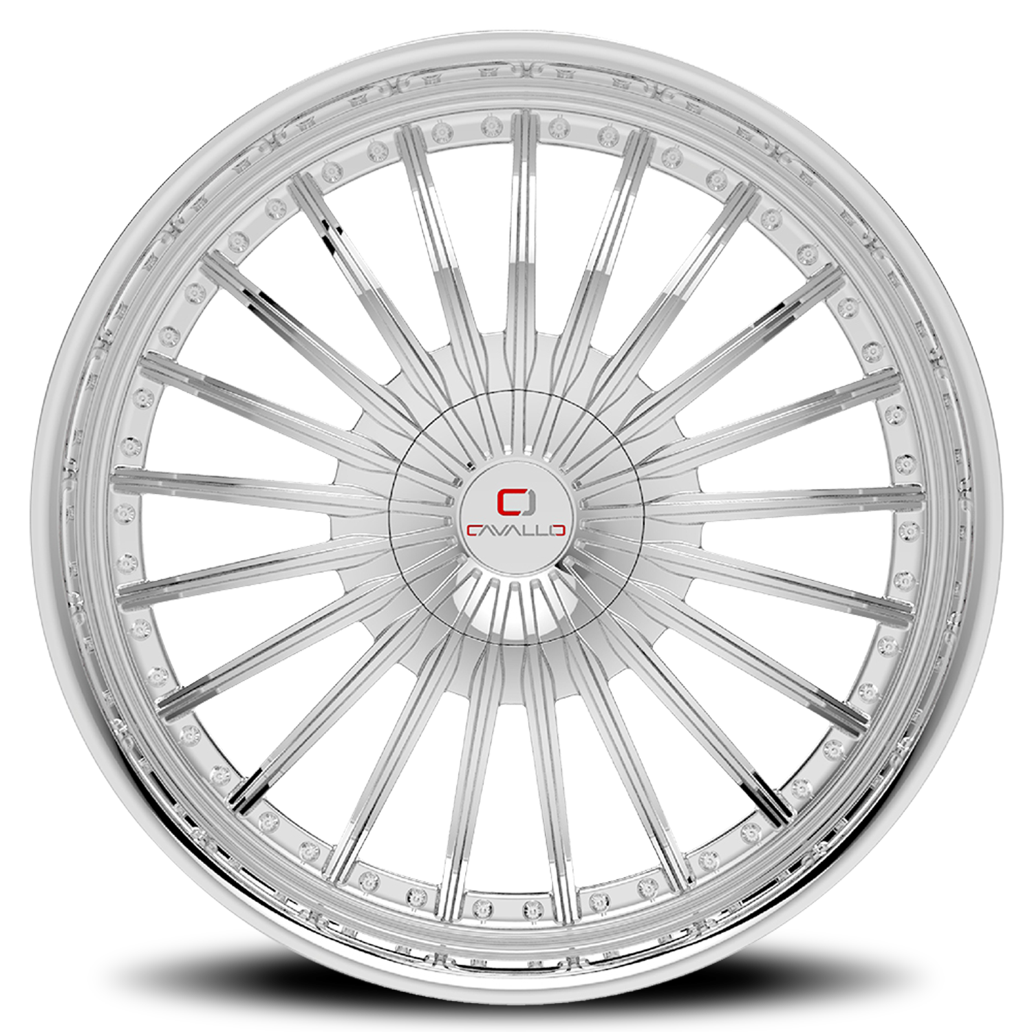 CAVALLO CLV-32 18X8 35 4X100/4X114.3 NANO CHROME