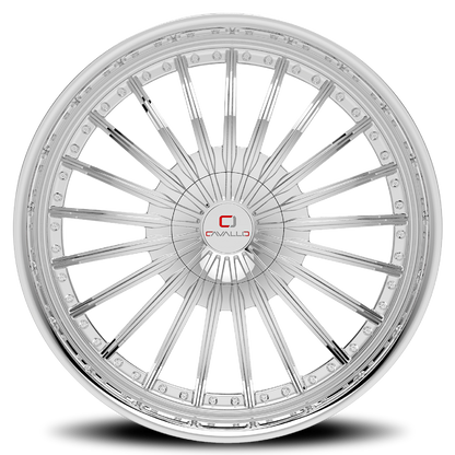 CAVALLO CLV-32 18X8 35 4X100/4X114.3 NANO CHROME