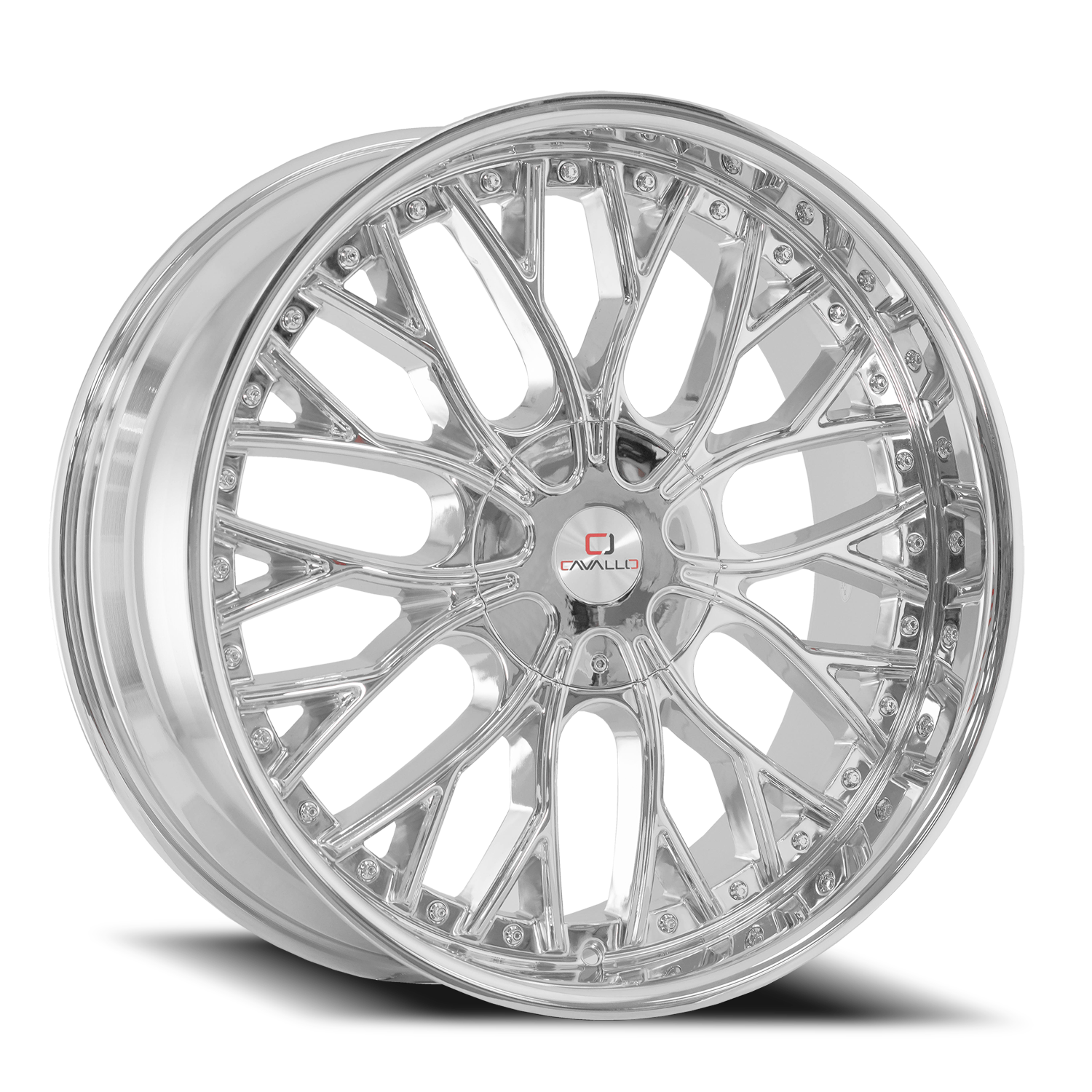 CAVALLO CLV-33 22X9.5 15 5X115/5X120 NANO CHROME