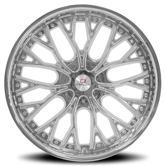 CAVALLO CLV-33 18X8 35 5X112/5X114.3 CHROME