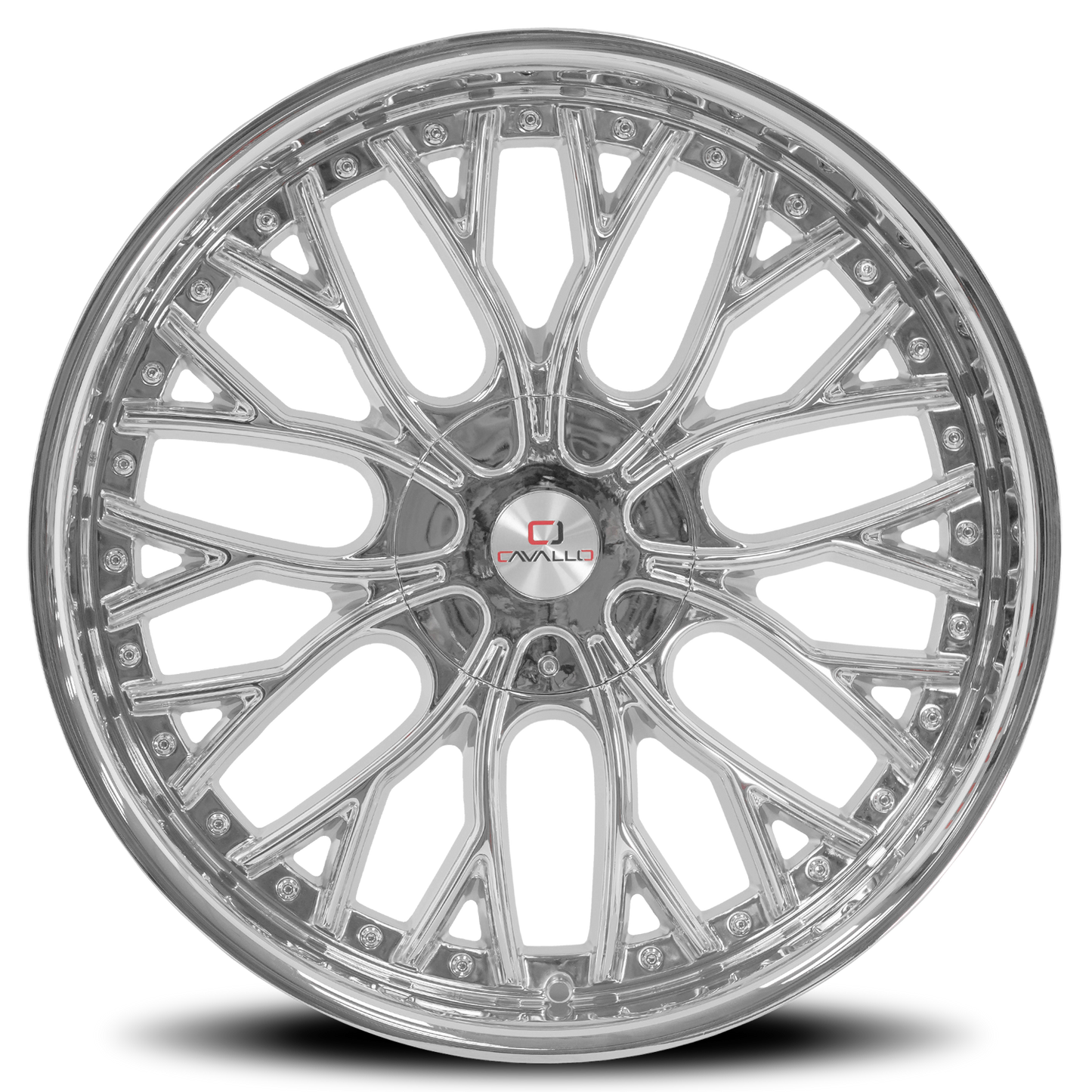 CAVALLO CLV-33 22X9.5 15 5X115/5X120 NANO CHROME