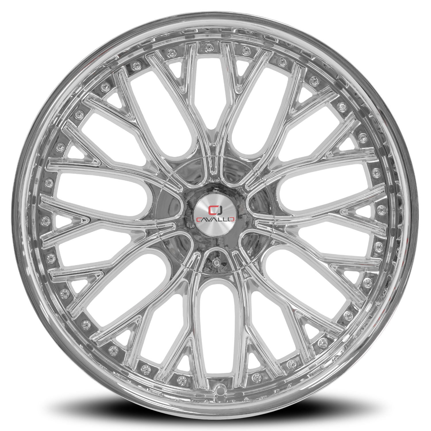 CAVALLO CLV-33 22X9.5 15 5X115/5X120 NANO CHROME
