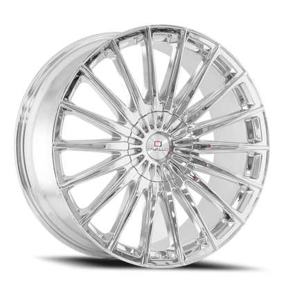 CAVALLO CLV-34 22X8.5 38 5X112/5X114.3 NANO CHROME
