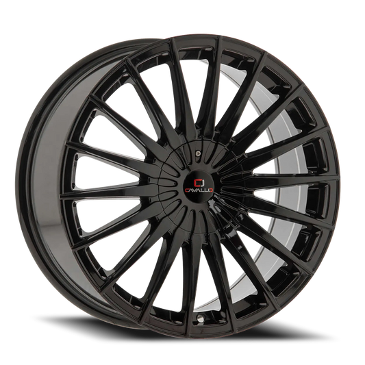 CAVALLO CLV-34 18X8 35 5X112/5X114.3 GLOSS BLACK