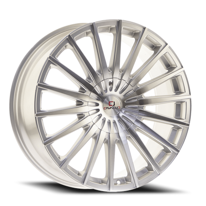 CAVALLO CLV-34 20X8.5 15 6X135/6X139.7 SILVER & MACHINED