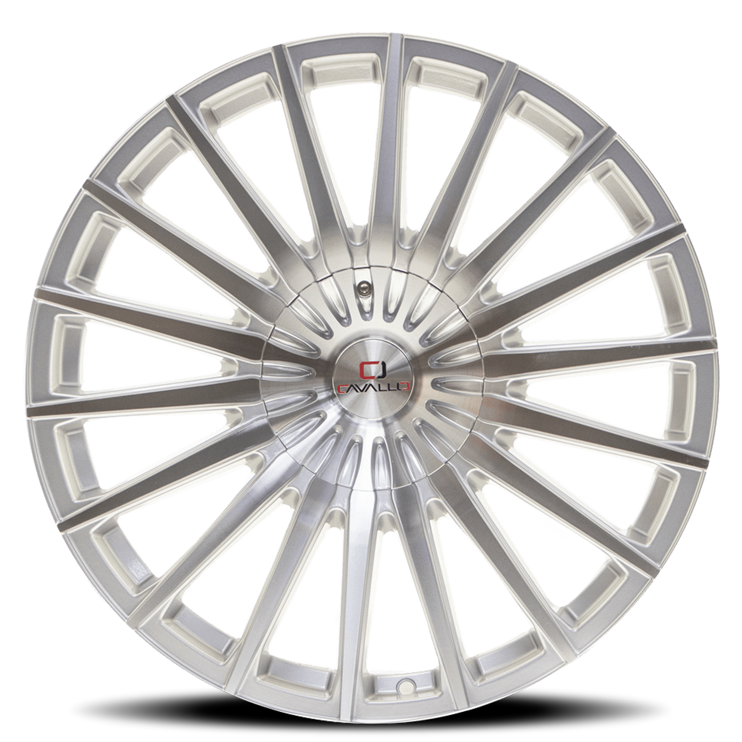 CAVALLO CLV-34 20X8.5 15 6X135/6X139.7 SILVER & MACHINED