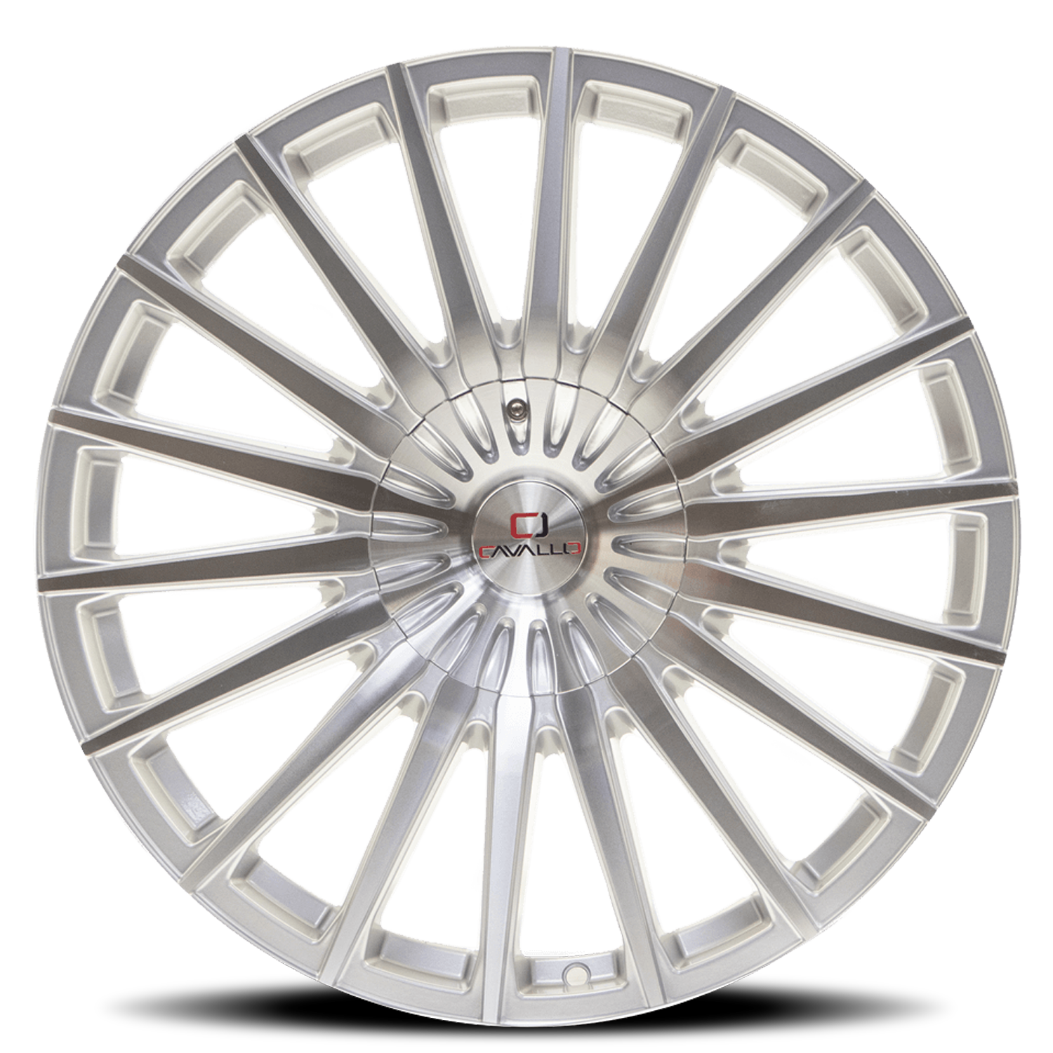 CAVALLO CLV-34 20X8.5 15 6X135/6X139.7 SILVER & MACHINED