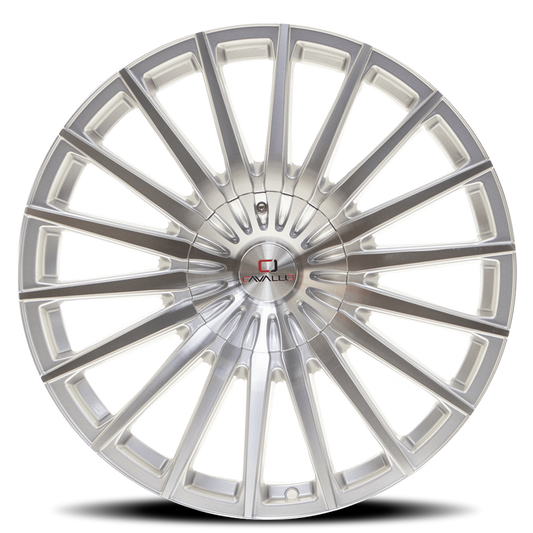 CAVALLO CLV-34 20X8.5 15 6X135/6X139.7 SILVER & MACHINED