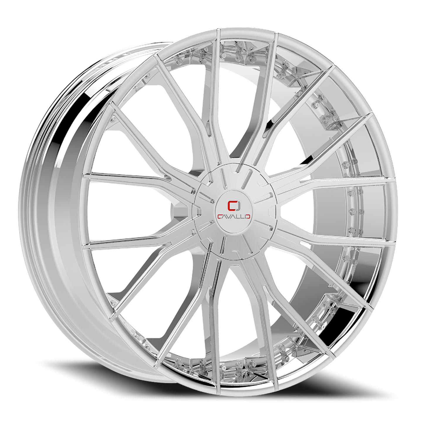 CAVALLO CLV-36 22X8.5 38 5X112/5X114.3 NANO CHROME