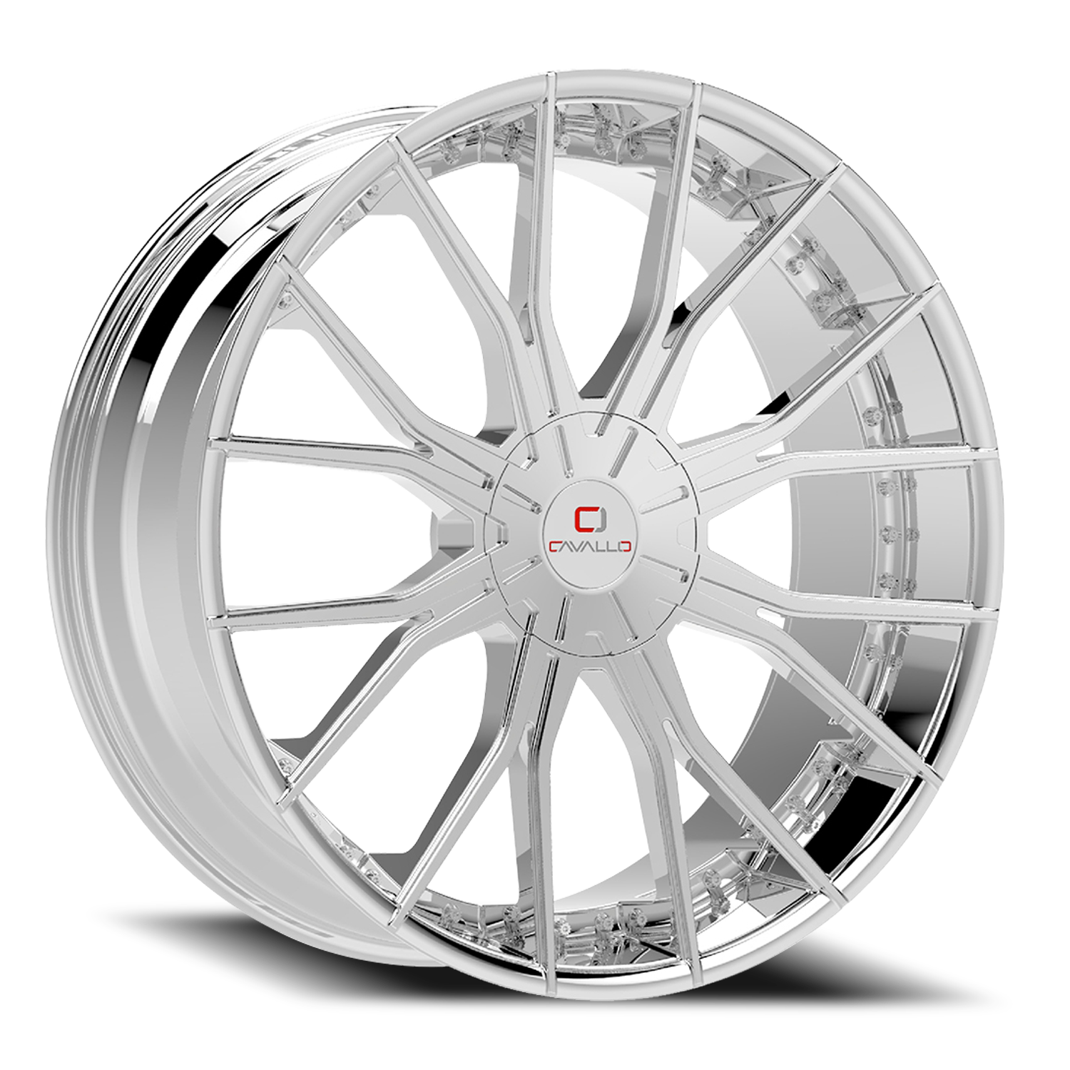 CAVALLO CLV-36 22X8.5 38 5X112/5X114.3 NANO CHROME