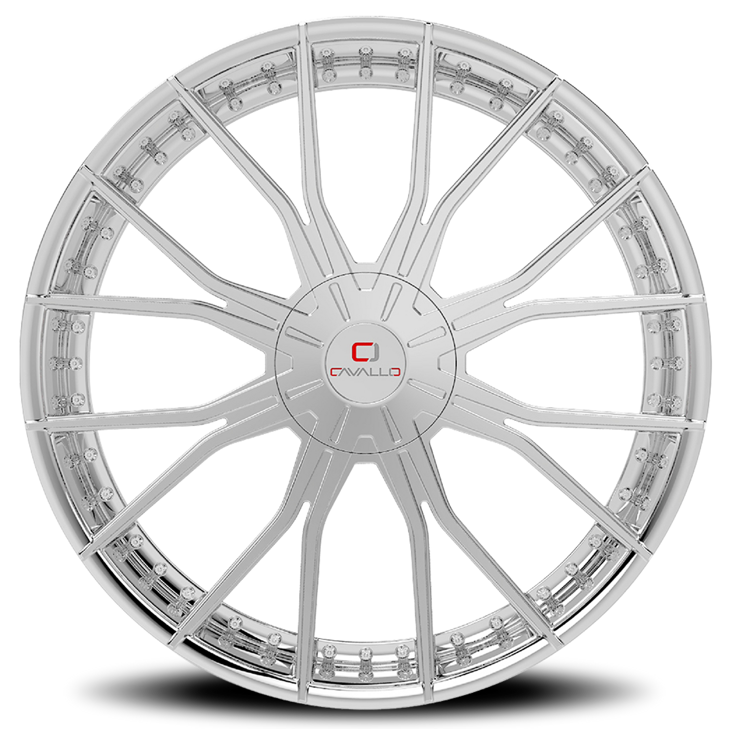 CAVALLO CLV-36 22X8.5 38 5X112/5X114.3 NANO CHROME