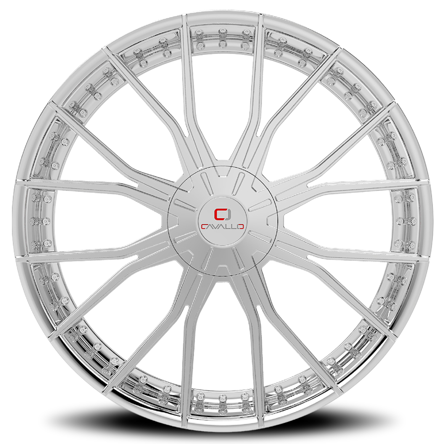CAVALLO CLV-36 22X8.5 38 5X112/5X114.3 NANO CHROME