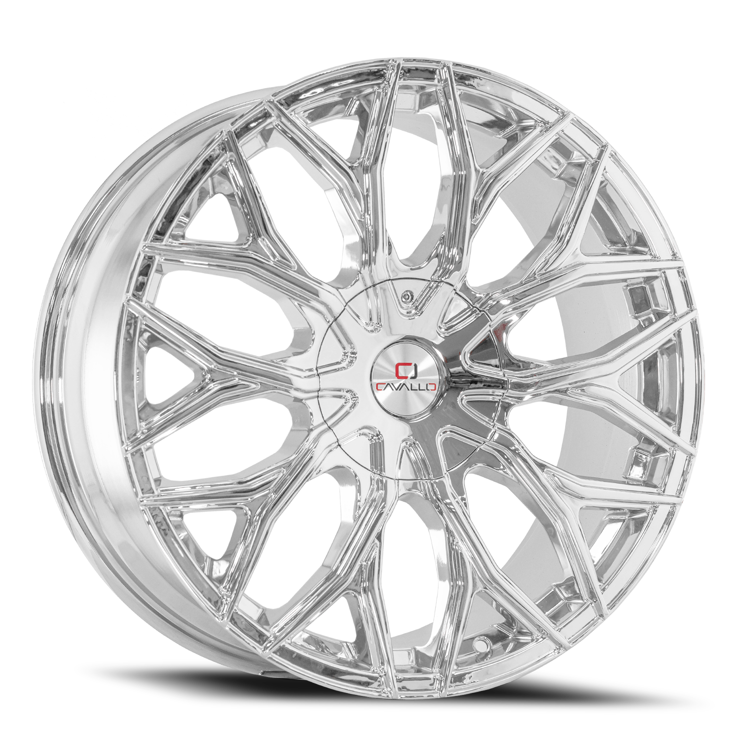 CAVALLO CLV-37 22X9.5 25 6X135/6X139.7 NANO CHROME