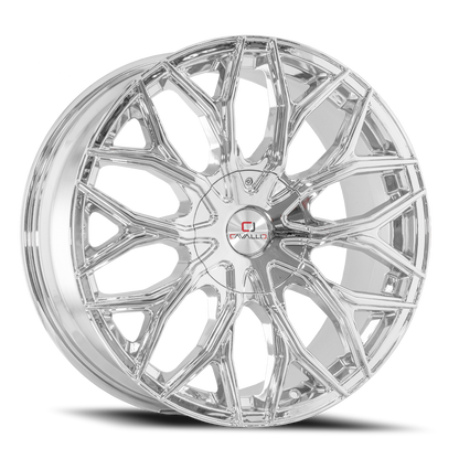CAVALLO CLV-37 22X9.5 25 6X135/6X139.7 NANO CHROME