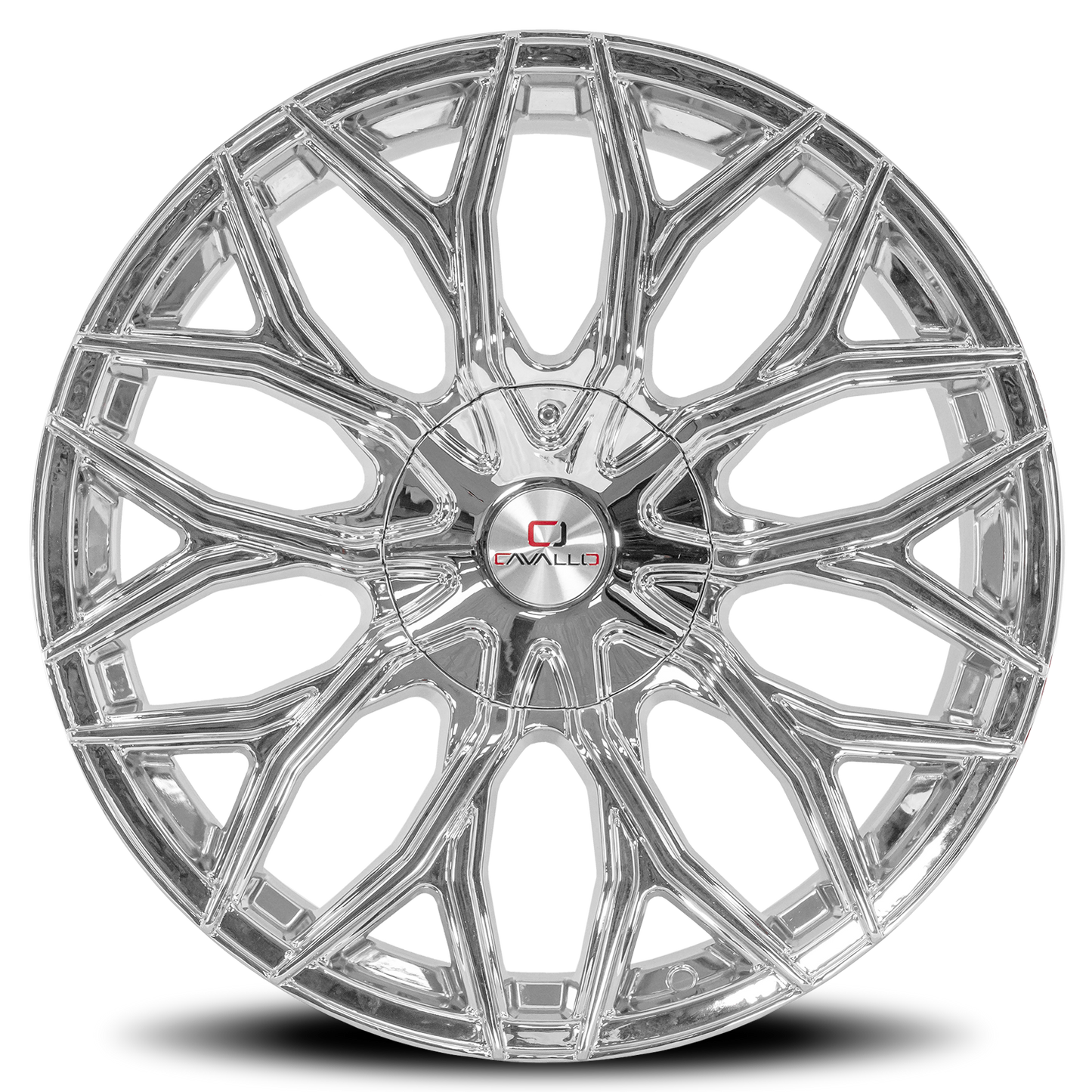 CAVALLO CLV-37 22X9.5 25 6X135/6X139.7 NANO CHROME