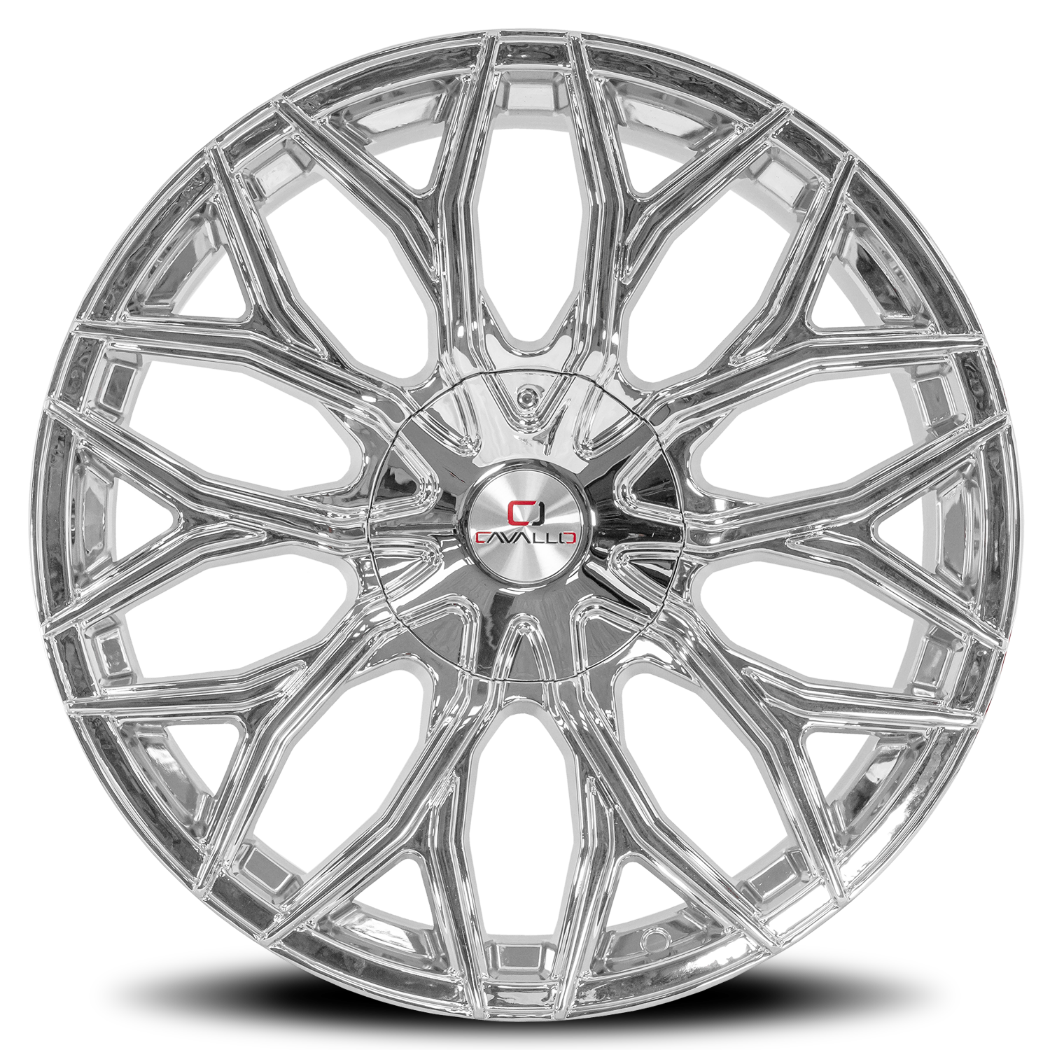 CAVALLO CLV-37 22X9.5 25 6X135/6X139.7 NANO CHROME