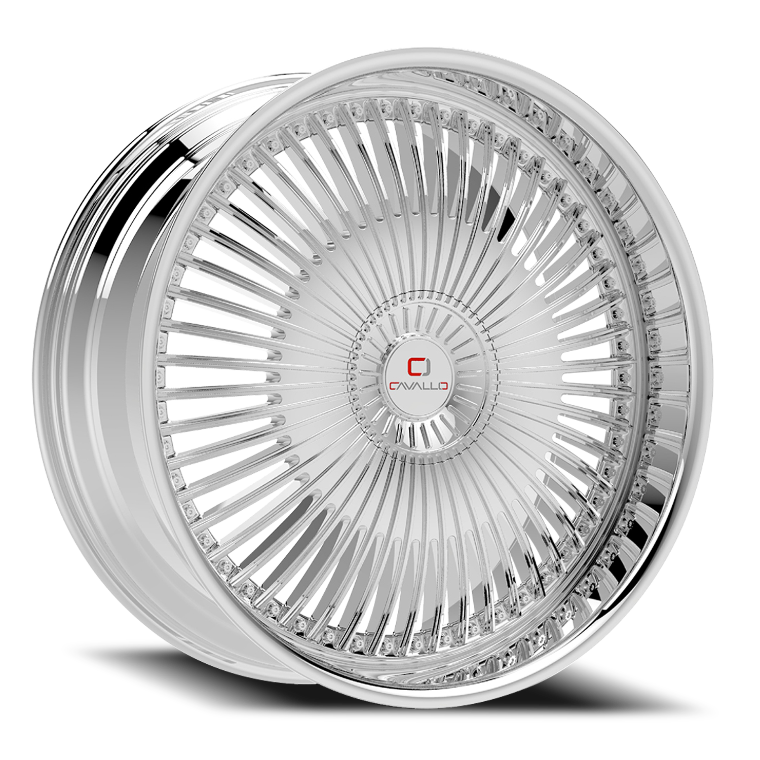 CAVALLO CLV-41 18X8 35 4X100/4X114.3 NANO CHROME