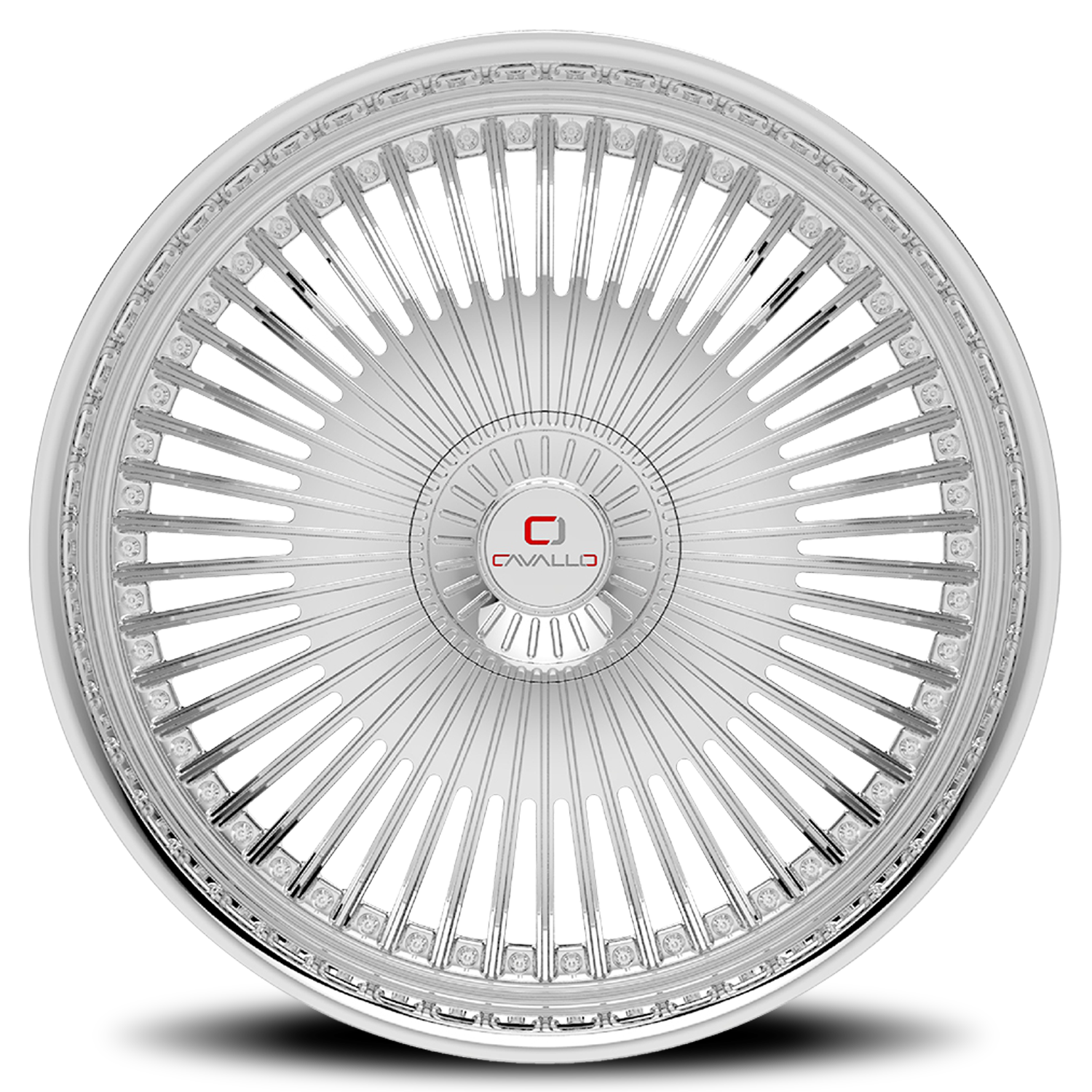 CAVALLO CLV-41 18X8 35 4X100/4X114.3 NANO CHROME