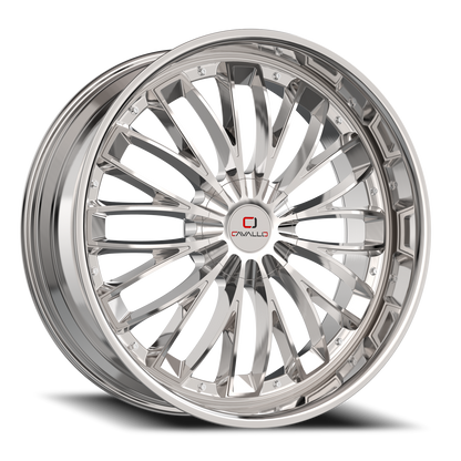 CAVALLO CLV-42 22X9.5 15 5X115/5X120 NANO CHROME