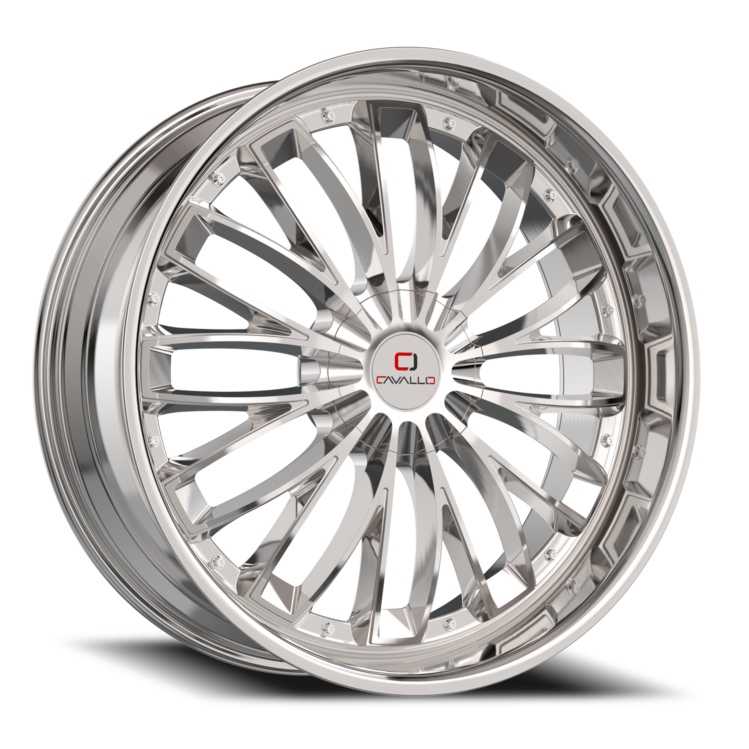 CAVALLO CLV-42 20X8.5 35 5X112/5X114.3 NANO CHROME