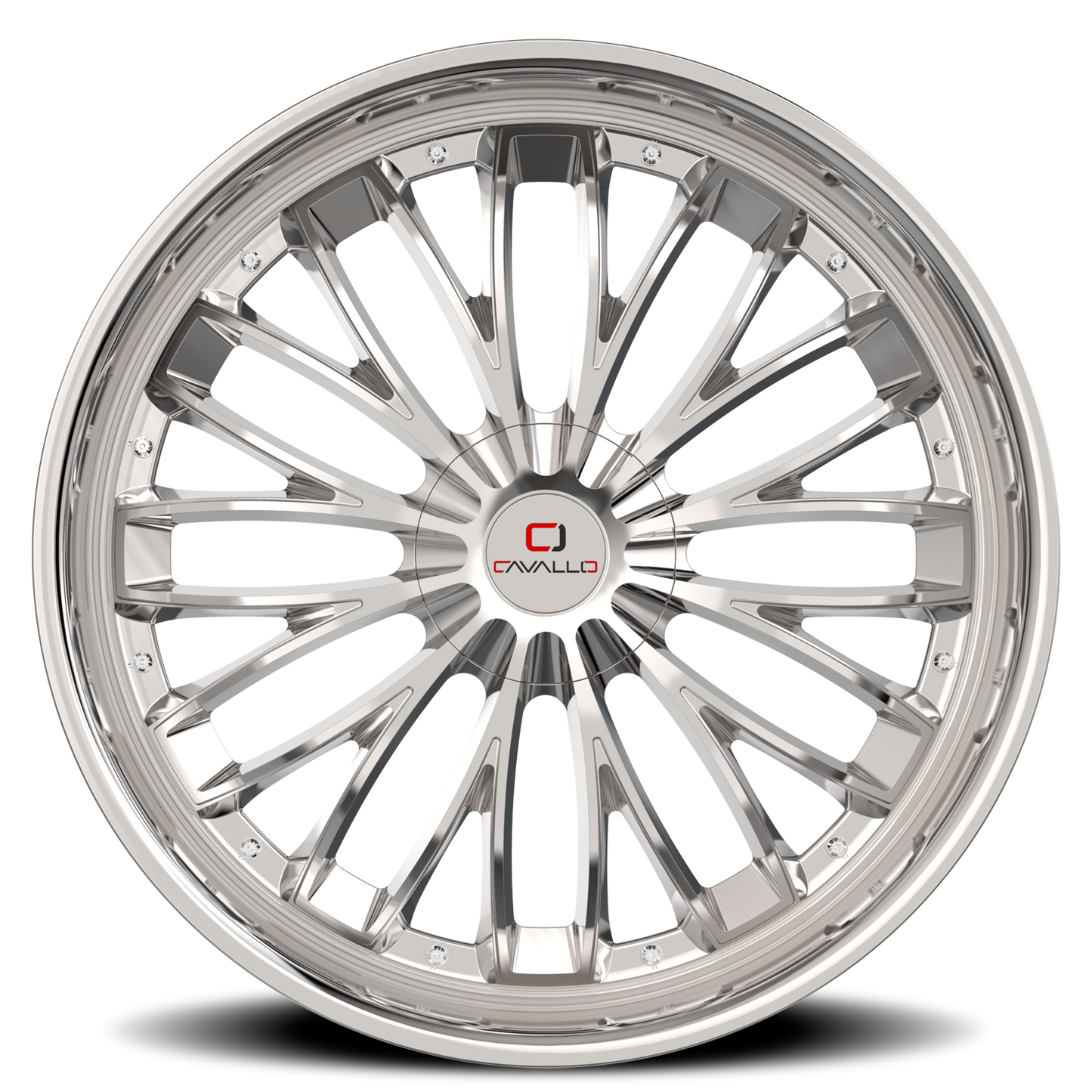 CAVALLO CLV-42 22X8.5 38 5X112/5X114.3 NANO CHROME