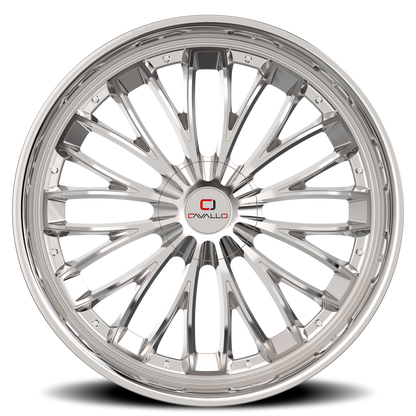 CAVALLO CLV-42 20X8.5 35 5X112/5X114.3 NANO CHROME
