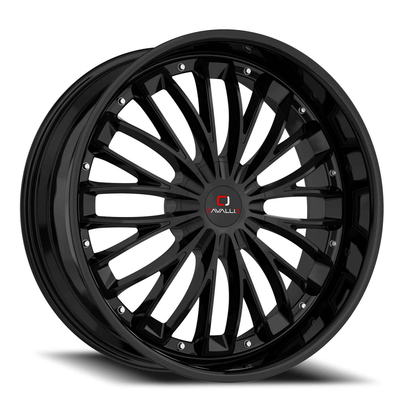 CAVALLO CLV-42 22X8.5 38 5X114.3/5X120 GLOSS BLACK