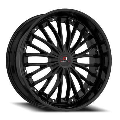 CAVALLO CLV-42 22X8.5 38 5X112/5X114.3 GLOSS BLACK