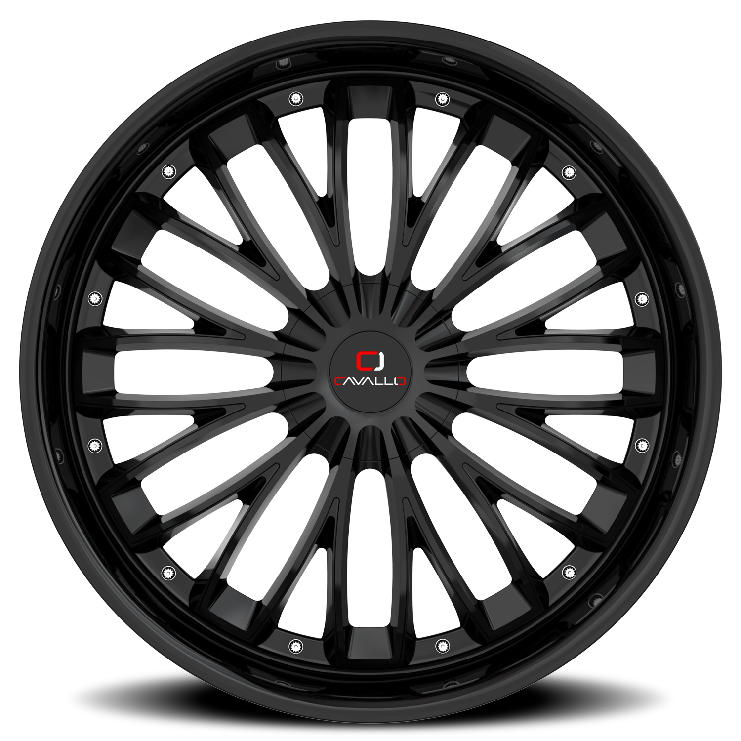 CAVALLO CLV-42 24X9 18 5X115/5X120 GLOSS BLACK